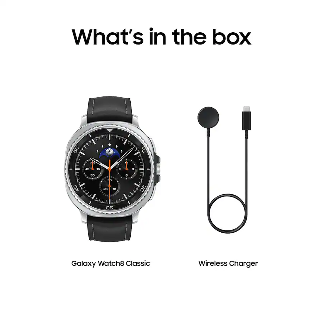Samsung Galaxy Watch 8 Classic 46mm LTE Verizon Stainless Steel SM-L505UZKVXAA