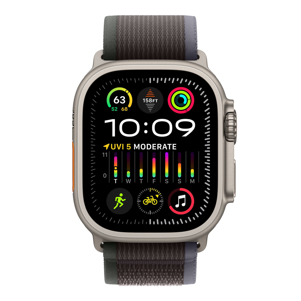 Apple Watch Ultra 2 49mm Cellular Silver Titanium Blue/Black Loop S/M MRF53LW/A