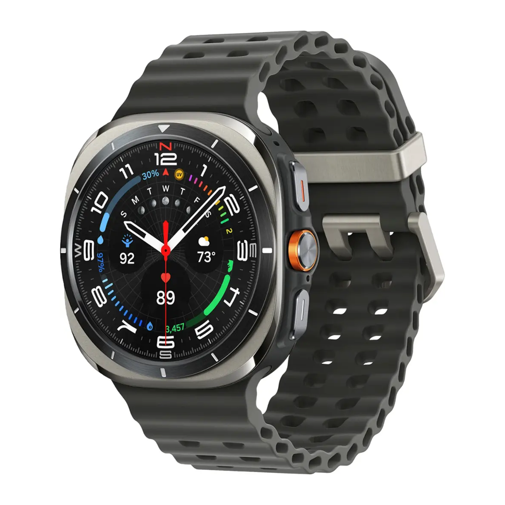 Samsung Galaxy Watch Ultra 47mm LTE Titanium Silver w Black Band SM-L705UZTAXAA
