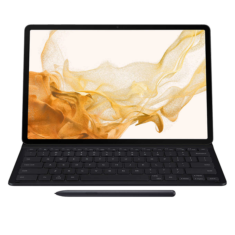 Samsung Galaxy 12.4" Tablet S8+ Plus 128GB Graphite SM-X800NZAHXAR with Keyboard