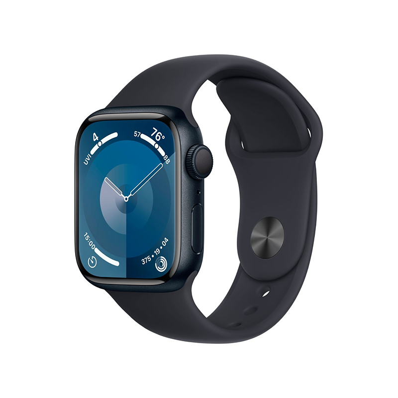 Apple Watch Series 9 45mm Cellular Midnight Case w/ Midnight Band S/M MRMC3LL/A
