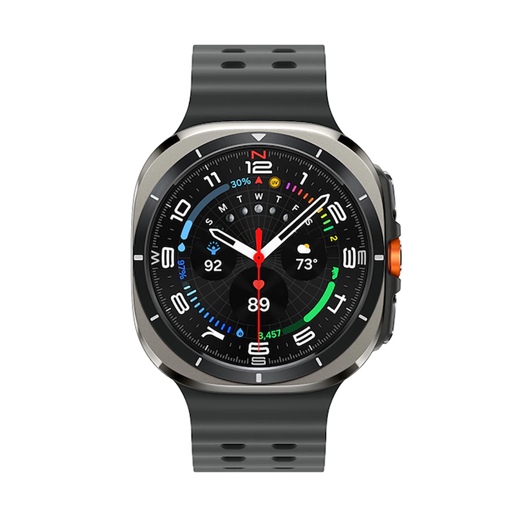 Samsung Galaxy Watch Ultra 47mm LTE Titanium Silver w Black Band SM-L705UZTAXAA