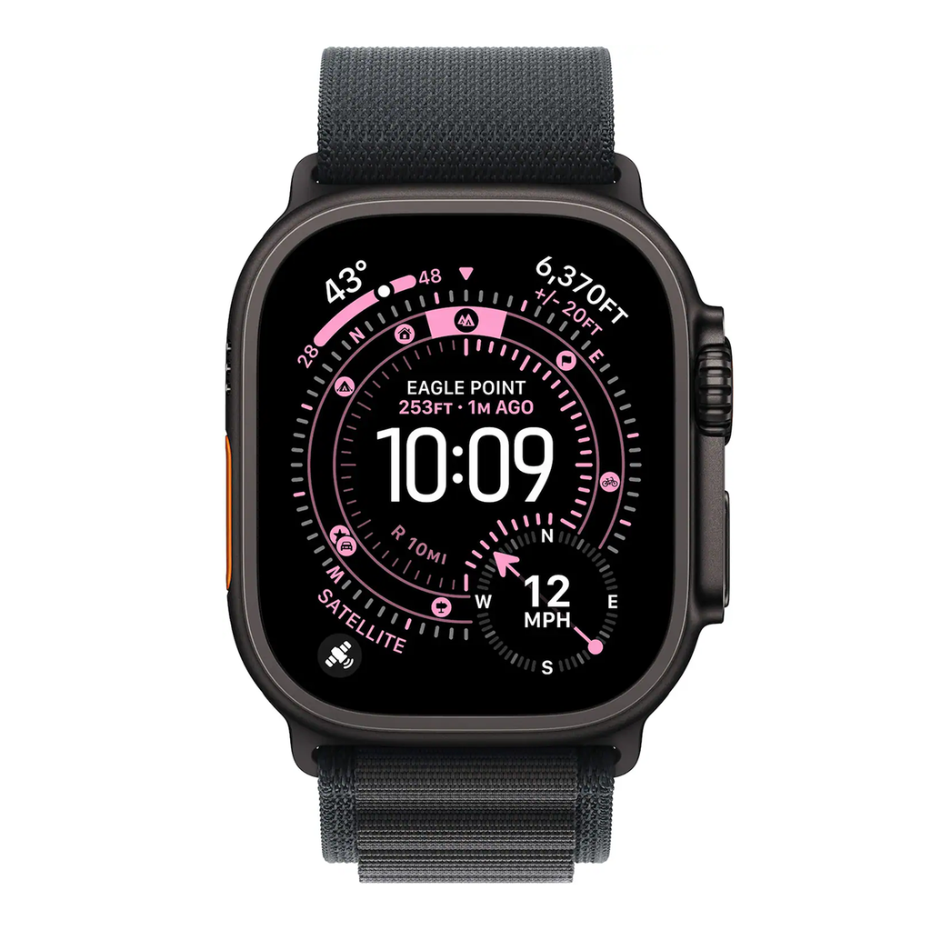 Apple Watch Ultra 3 49mm GPS+Cell Black Titanium w/ Alpine Loop L MF0X4LW/A 2025
