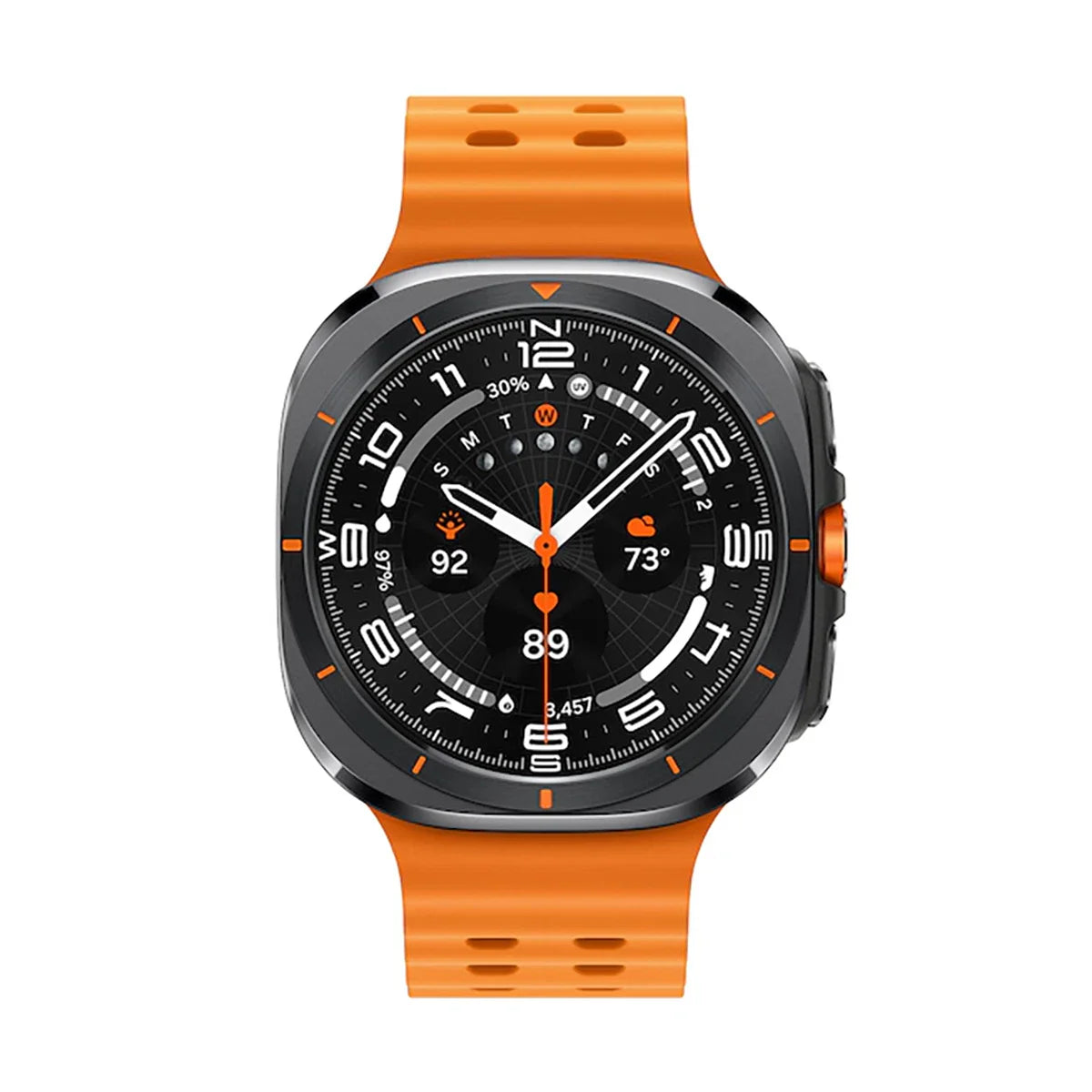Samsung Galaxy Watch Ultra 47mm LTE Verizon Titanium -Orange Band SM-L705UDAVXAA